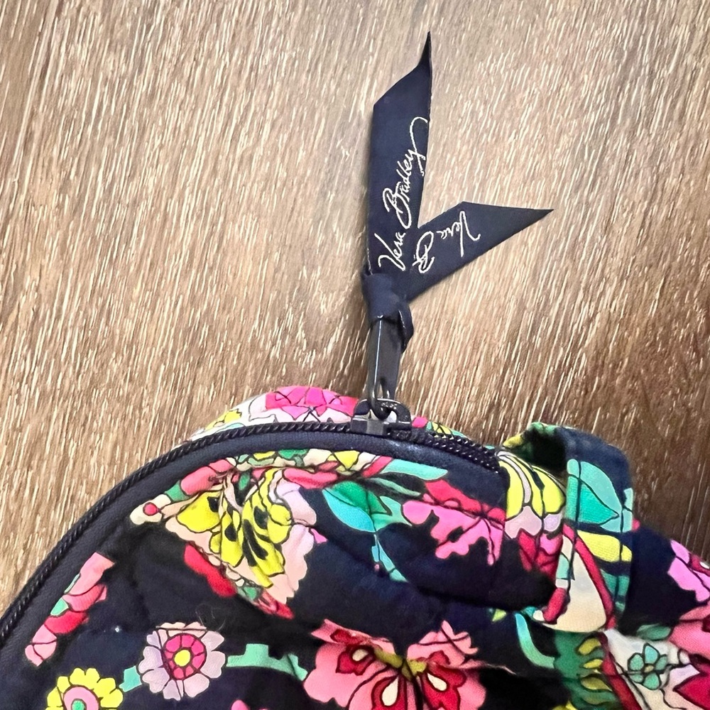 Vera Bradley Black Paisley Cosmetic Bag - Picture 3 of 5